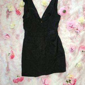 Corduroy Overall Dress